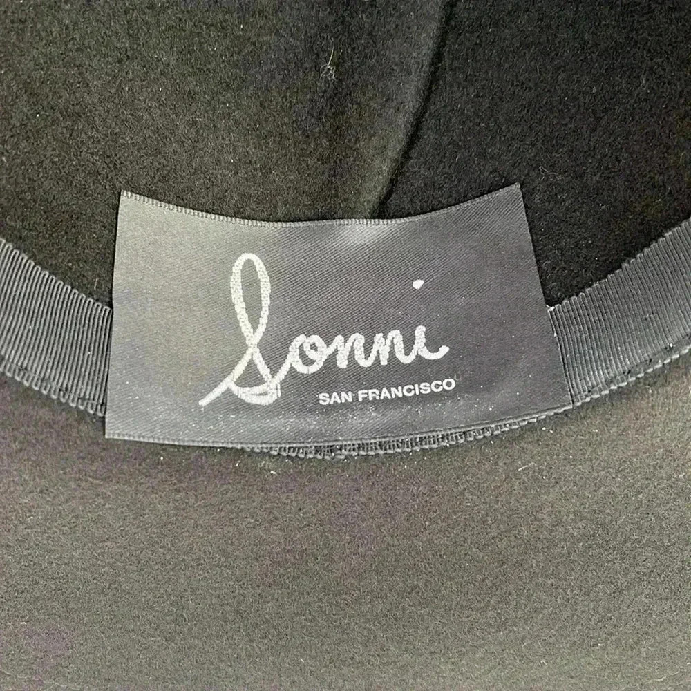 Black Wool Hat Doeskin Felt 100% Wool Made in USA - Picture 5 of 11